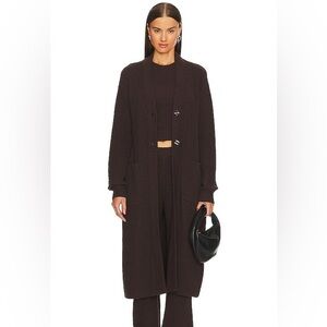 Song of Style from REVOLVE Saniya Belted Cardigan in Dark Chocolate